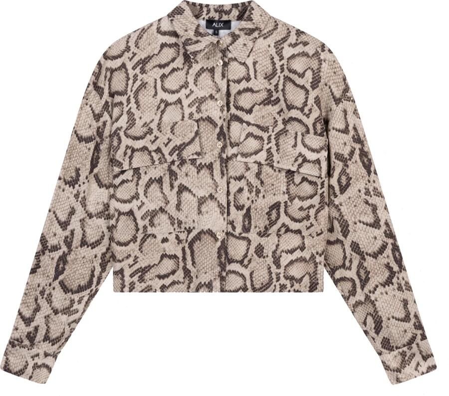 Alix The Label Slang Twill Blouse Veelzijdige Stijl Multicolor Dames - Foto 5