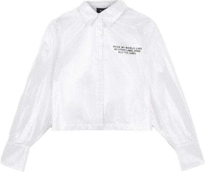 Alix The Label Elegante Pinstripe Blouse voor Dames White Dames - Foto 7