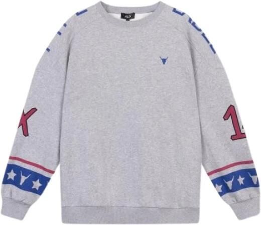 ALIX THE LABEL Dames Truien & Vesten Ladies Knitted Sports Sweater Grijs