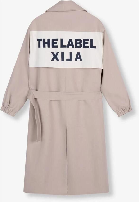 Alix The Label Elegante Trenchcoat met Modern Design Beige Dames - Foto 3