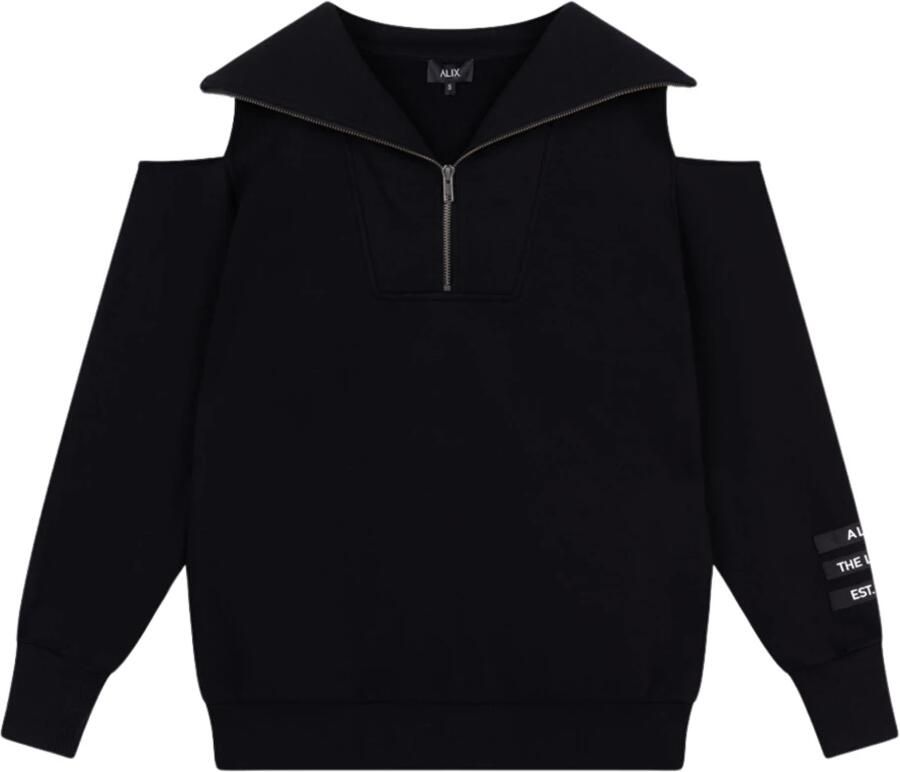Alix The Label Zwarte Trui met Stijl 2412887953 Black Dames