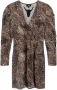 Alix The Label Luxe Viscose Jurk met All-Over Print Multicolor Dames - Thumbnail 2