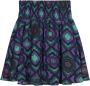 ALIX THE LABEL Dames Rokken Ladies Woven Ikat Mini Skirt Paars - Thumbnail 2