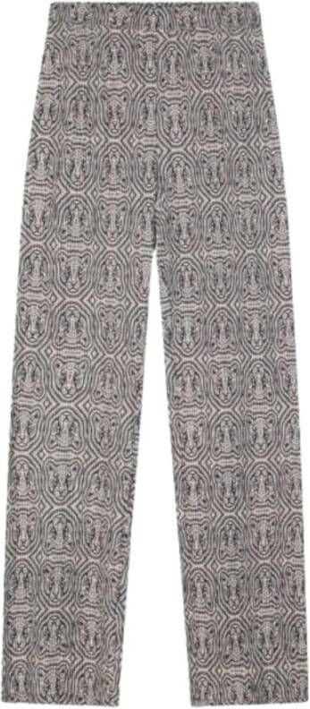 Alix The Label Straight Trousers Zwart Dames