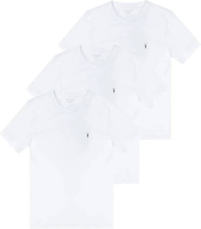 AllSaints Brace T-shirt drie-pack White Heren