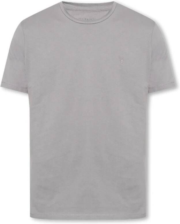 AllSaints Brace T-shirt met Ramskull Grijs Heren