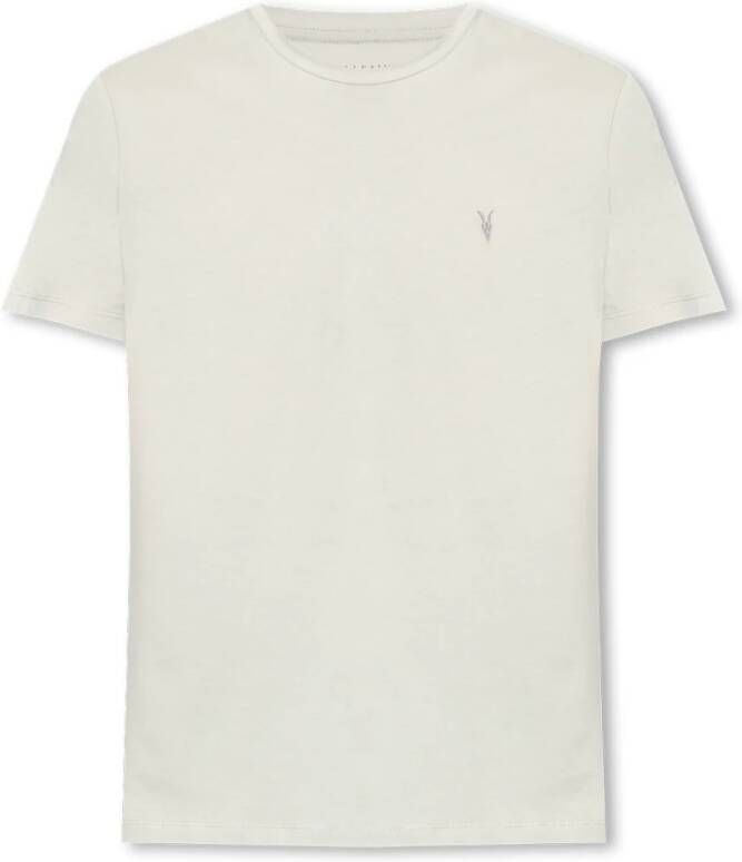 AllSaints Brace T-shirt met Ramskull Grijs Heren