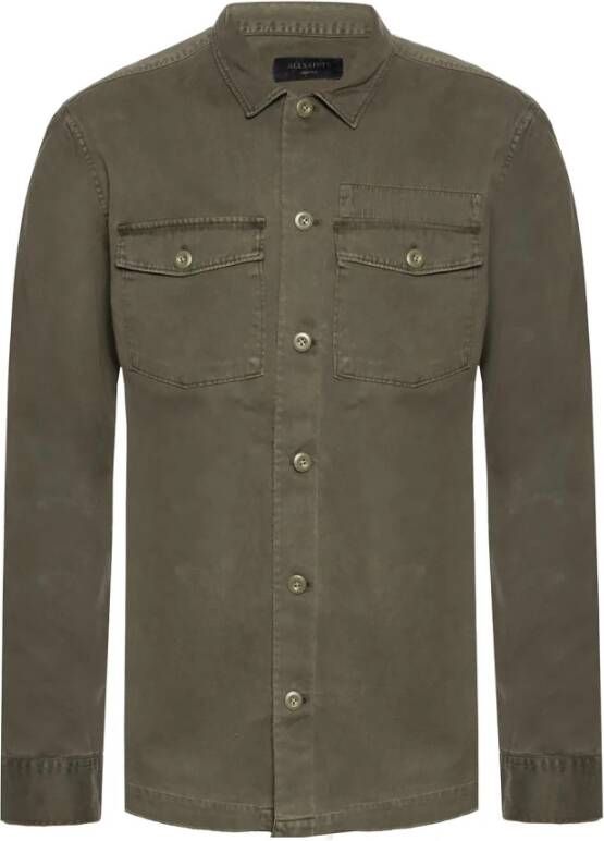 AllSaints Casual Shirt Groen Heren