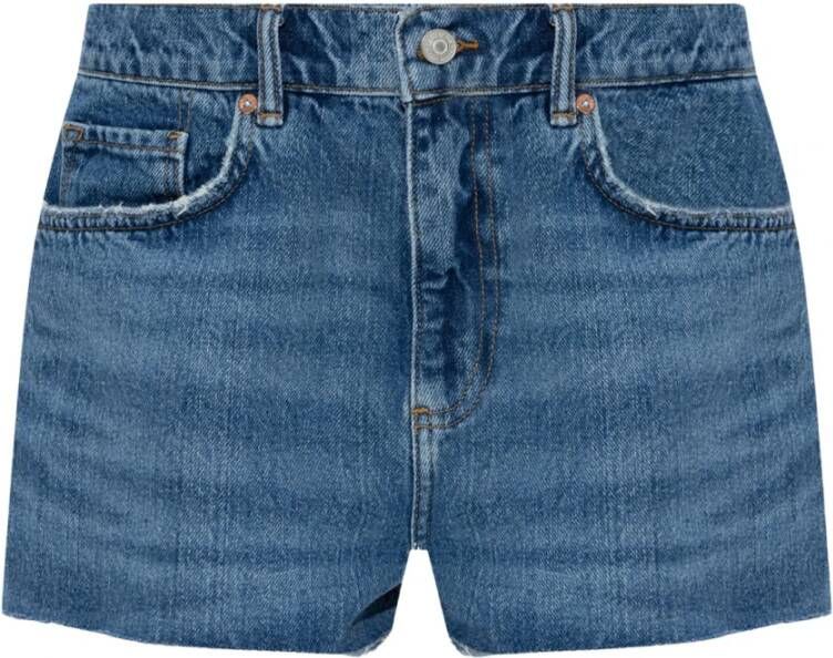 AllSaints Faye denim shorts Blauw Dames