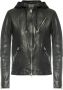 AllSaints Harwood Lederen Jack Black Heren - Thumbnail 1