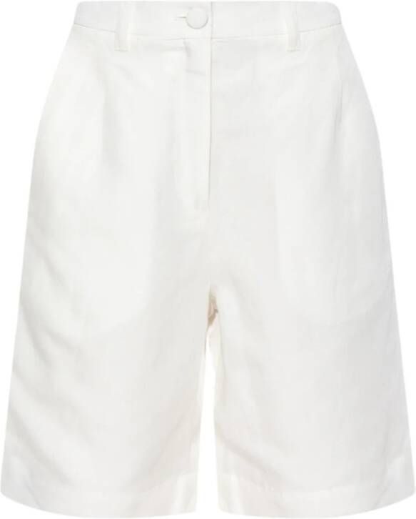 AllSaints Hoge taille shorts `Petra` White Dames