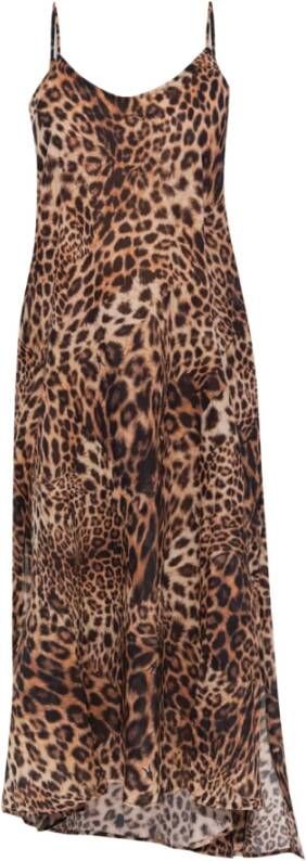 AllSaints Jurk met luipaardprint Meerkleurig Dames