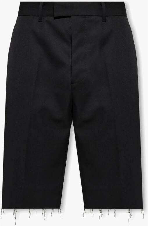 AllSaints Lago geplooide shorts Zwart Heren