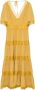 AllSaints Donkergele Eris Jurk Yellow Dames - Thumbnail 1