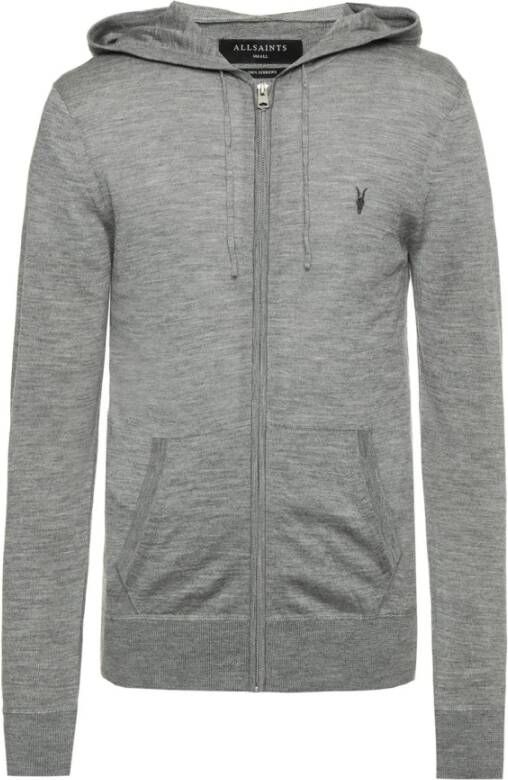 AllSaints Modus logo-geobjecteerd sweatshirt Grijs Heren