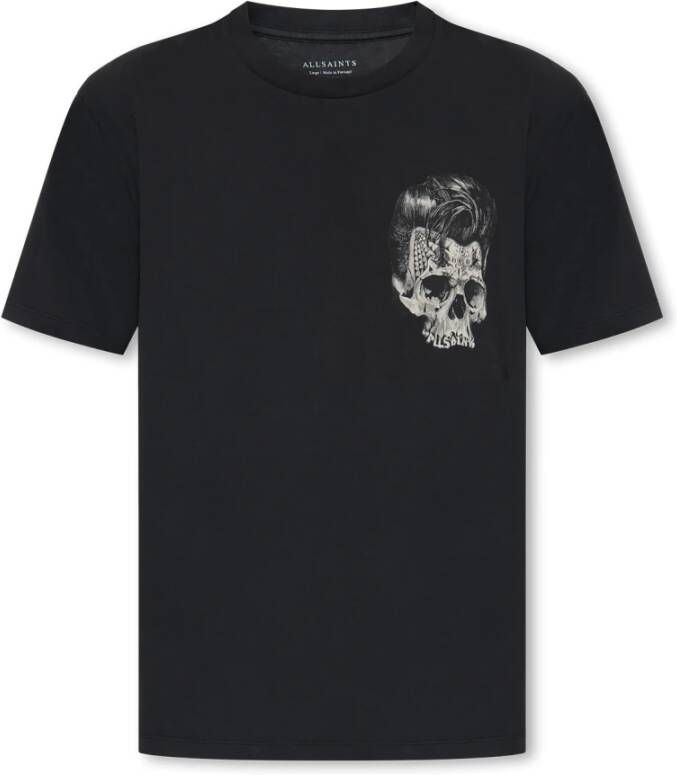 AllSaints Relics bedrukt T-shirt Zwart Heren