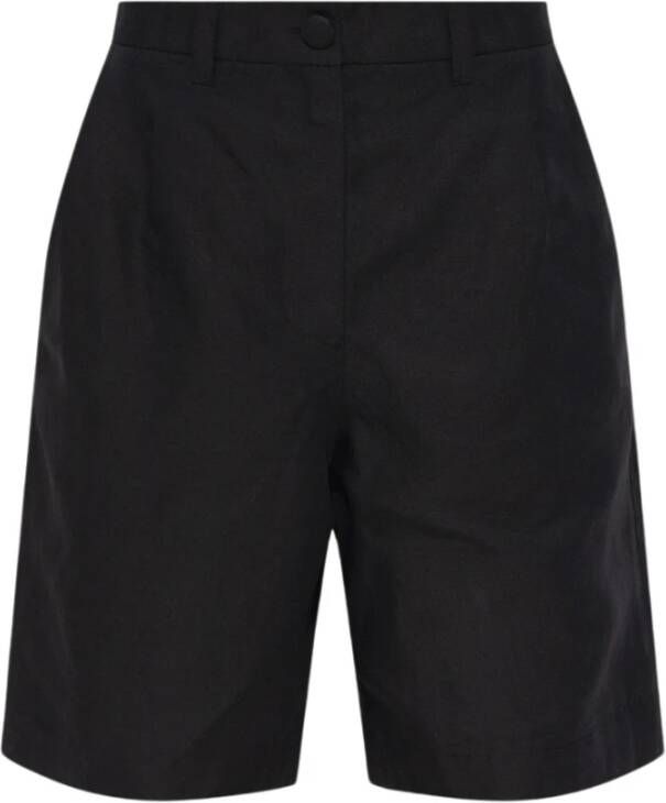 AllSaints Hoge taille shorts `Petra` Black Dames