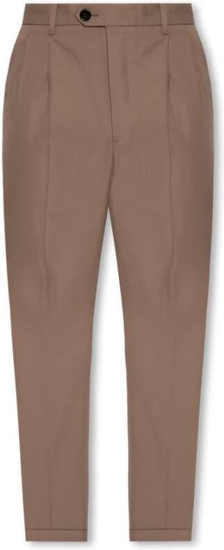 AllSaints Tallis plooirokbroek Bruin Heren