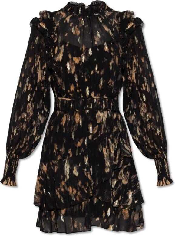 AllSaints Tulia jurk Zwart Dames