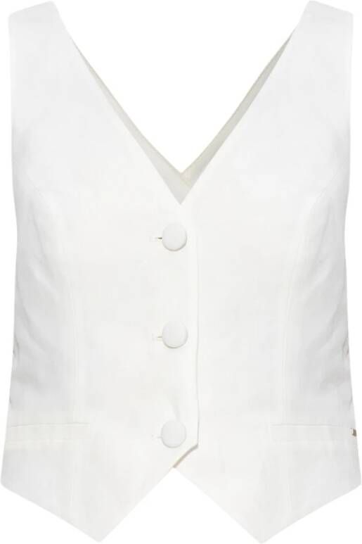 AllSaints Petra Vest White Dames