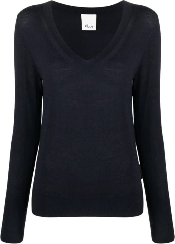 allude Aal sweaters Blauw Dames