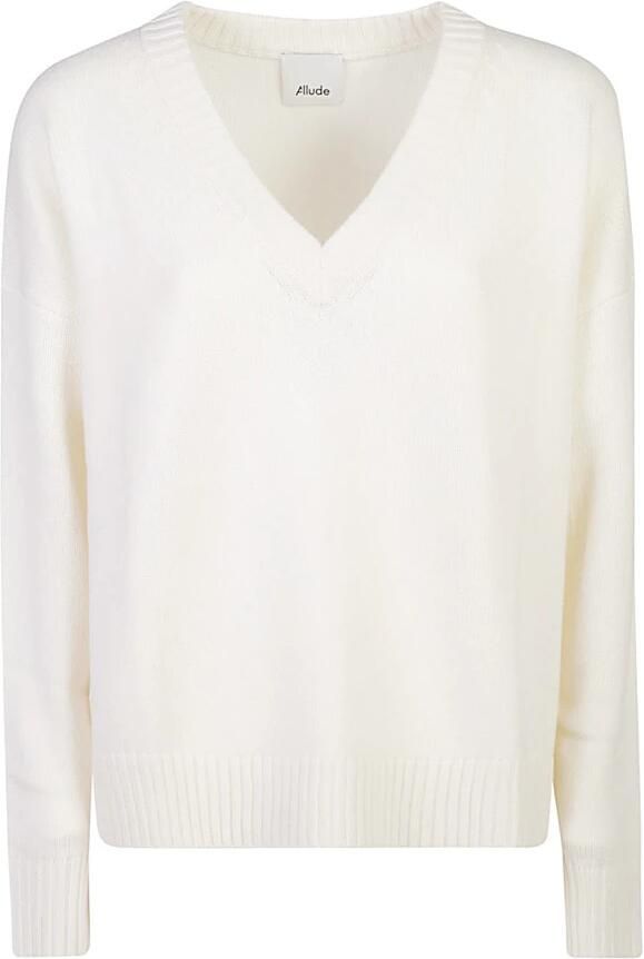 Allude Witte Sweater Collectie White Dames