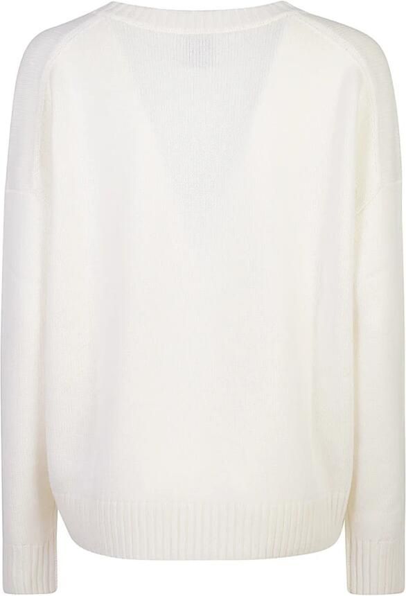 Allude Witte Sweater Collectie White Dames - Foto 3