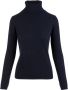 Allude Round-neck Knitwear Blauw Dames - Thumbnail 3