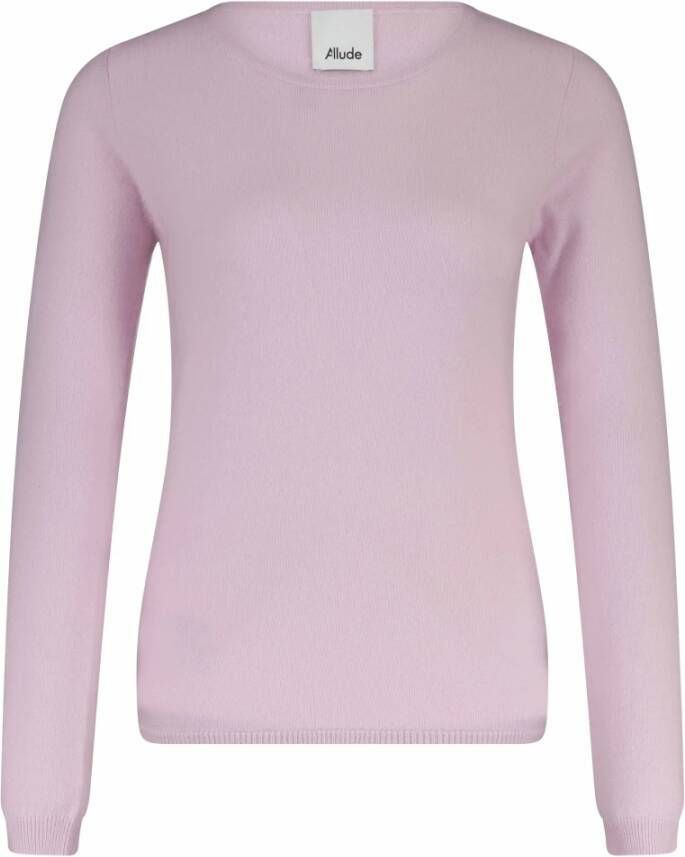 allude Long Sleeve Tops Roze Dames