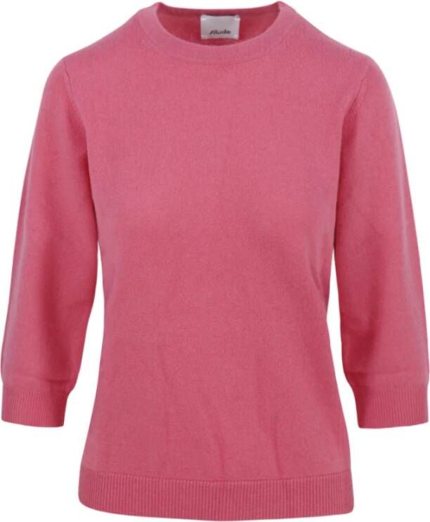 Allude Malve 3 4 Mouw Sweater Pink Dames