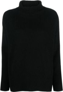 Allude Mockneck Sweater Zwart Dames