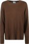 Allude Round-neck Knitwear Bruin Dames - Thumbnail 1