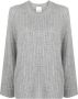 Allude Round-neck Knitwear Grijs Dames - Thumbnail 1