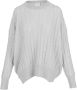 Allude Rondhals gebreide trui White Dames - Thumbnail 1