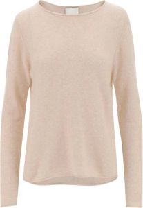 Allude Sweater made from pure cashmere Crew neck Long sleeves Asymmetrical hem Loose fit Beige Made in China Composition: 100% cashmere Beige Dames