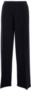 Allude Trousers made of cashmere High elasticated waist Wide leg Darts on the front Navy Made in China Composition: 100% cashmere Blauw Dames
