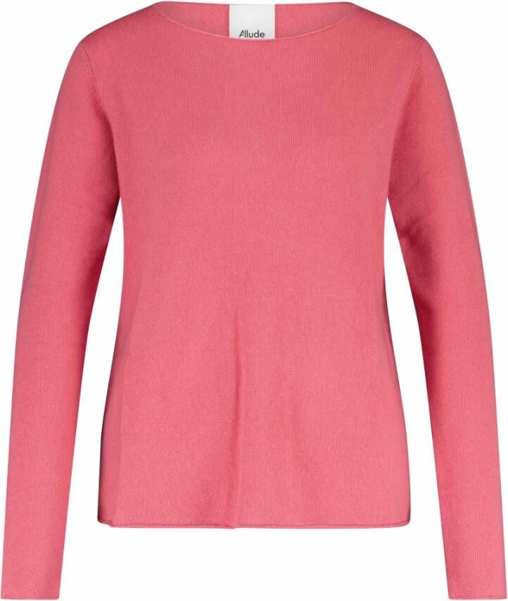 Allude Luxe Kasjmier Pullover Pink Dames
