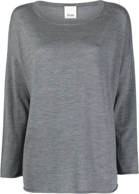 Allude Verwijt truien grijs Dames