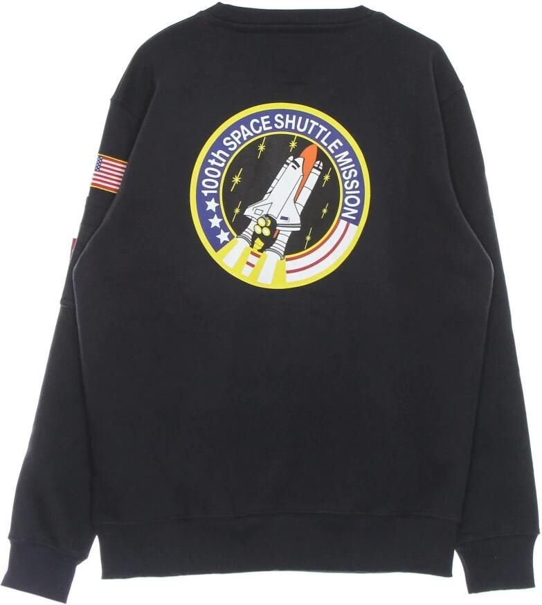 Alpha industries Blauwe Space Shuttle Crewneck Sweatshirt Blue Heren - Foto 4