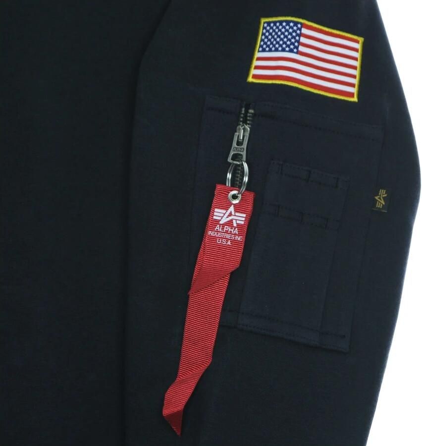 Alpha industries Blauwe Space Shuttle Crewneck Sweatshirt Blue Heren - Foto 3