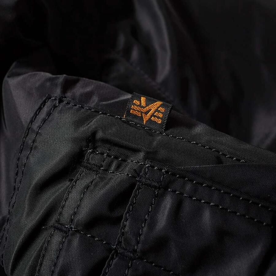 Alpha industries Stijlvolle Bomberjack met Moderne Functionaliteit Black Heren - Foto 2