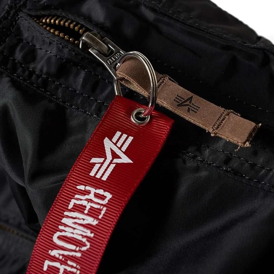 Alpha industries Stijlvolle Bomberjack met Moderne Functionaliteit Black Heren - Foto 3