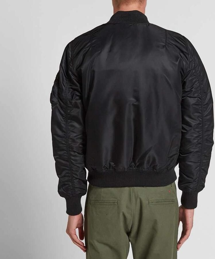 Alpha industries Stijlvolle Bomberjack met Moderne Functionaliteit Black Heren - Foto 5