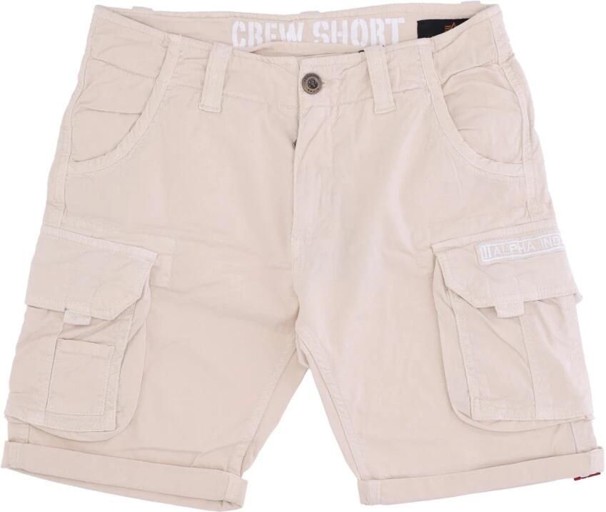 Alpha industries Crew Short Cargo shorts Kleding jet stream white maat: 36 beschikbare maaten:30 31 32 33 34 36 38 - Foto 3