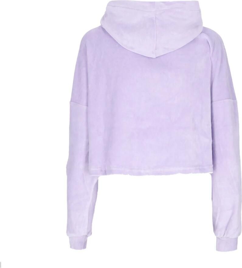 Alpha industries Geknipte Chenille Hoodie met ritssluiting Purple Dames - Foto 2