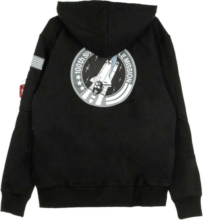 Alpha industries Bluza Space Shuttle 178317 03 S Zwart Heren - Foto 7