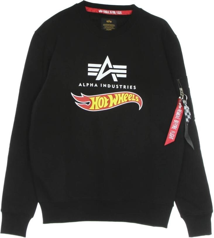 Alpha Industries Sweater Men Sweatshirts Hot Wheels Flag Sweater - Foto 3