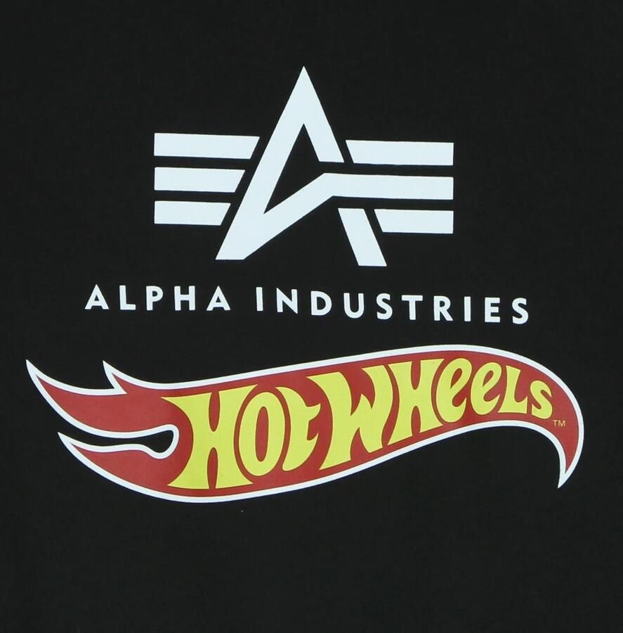 Alpha Industries Sweater Men Sweatshirts Hot Wheels Flag Sweater