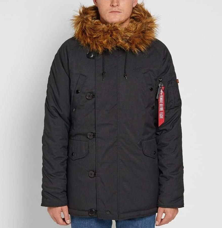 Alpha Industries Winterjack Men Cold Weather Jackets Explorer w o Patches - Foto 6