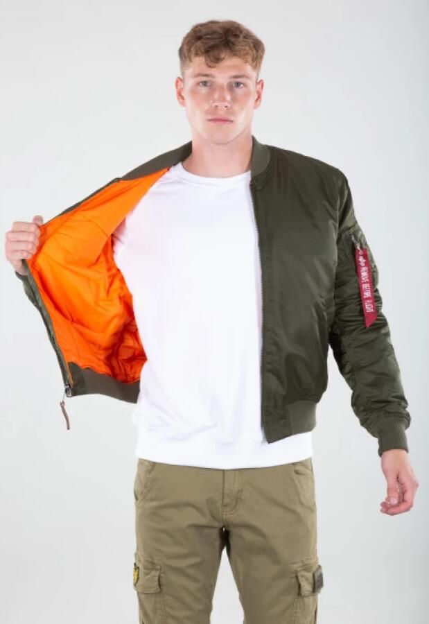 Alpha Industries Bomberjack Men Bomber Jackets MA-1 VF Vintage Fit 59 - Foto 4